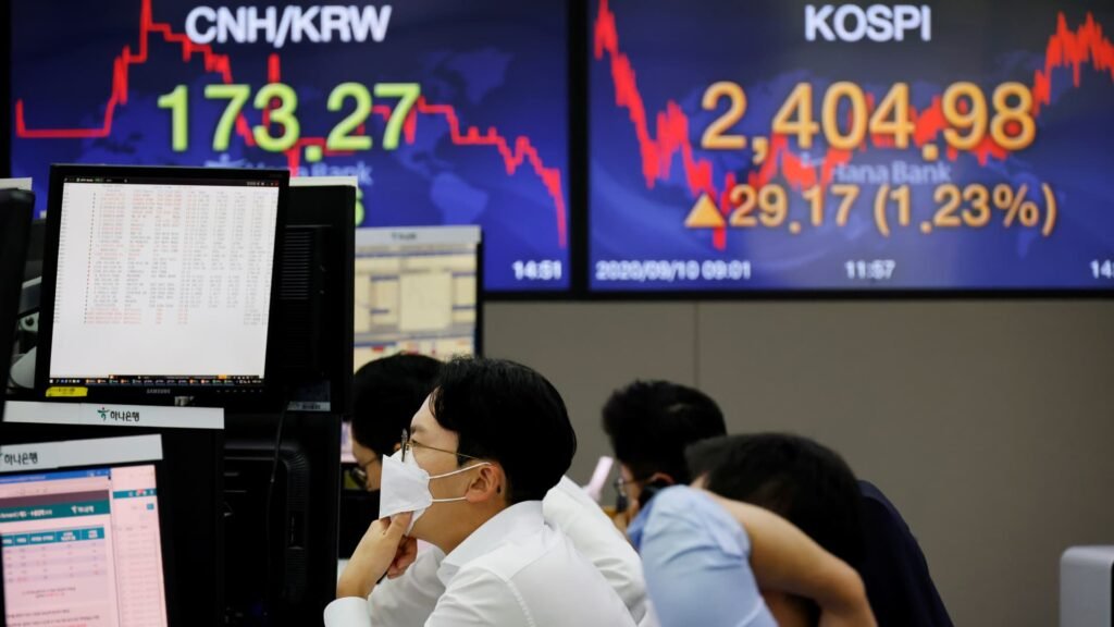 South Korea's Kospi index hits record high after government scraps tax-hike plan